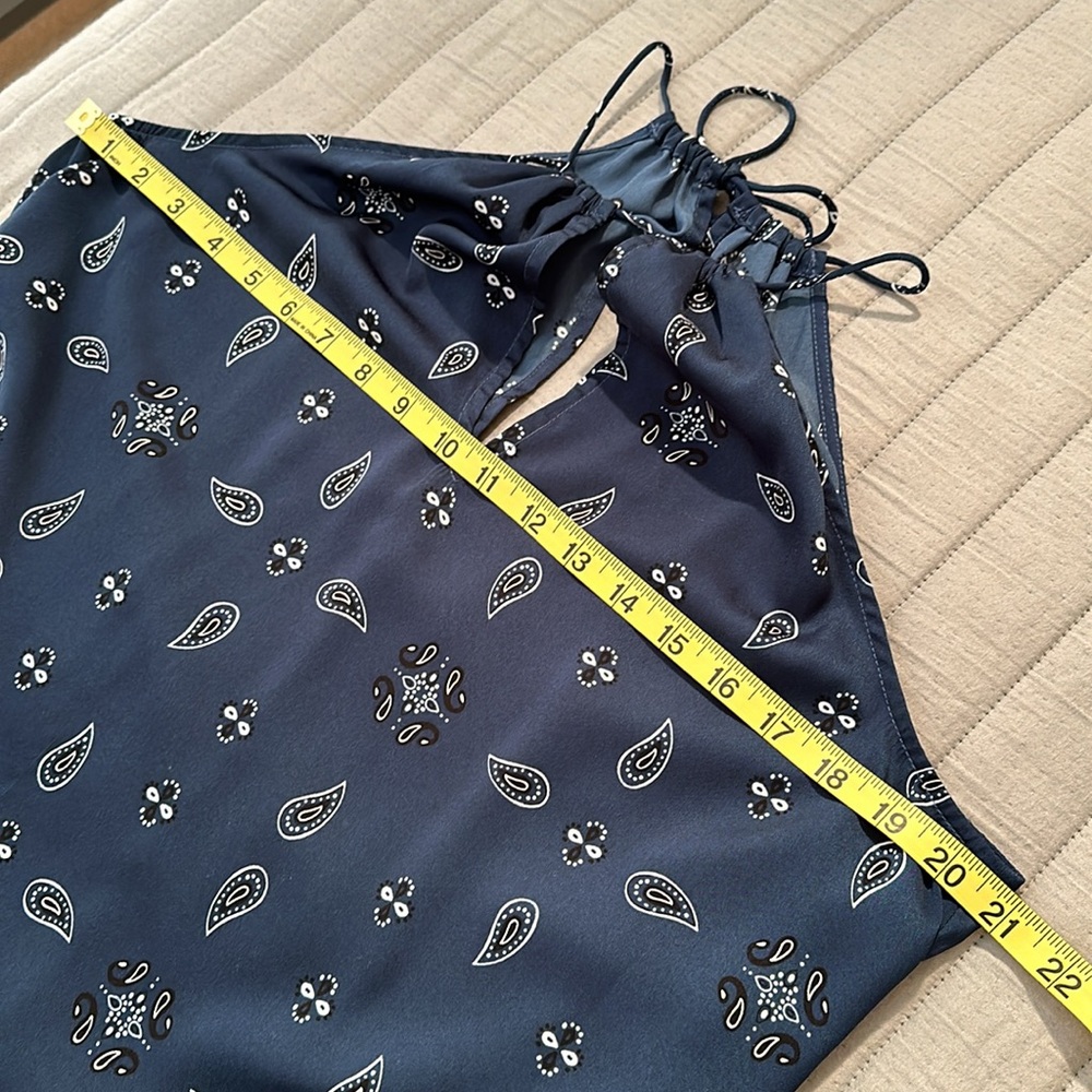 The Fifth Label, blue paisley sexy blouse top - Picture 7 of 10